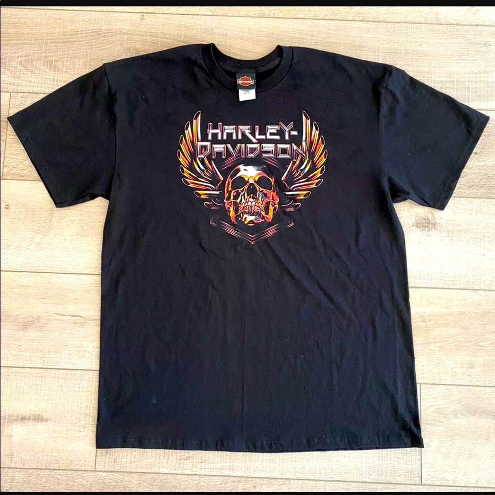Harley-Davidson Black Tee Shirt. 2019. Very Nice!!